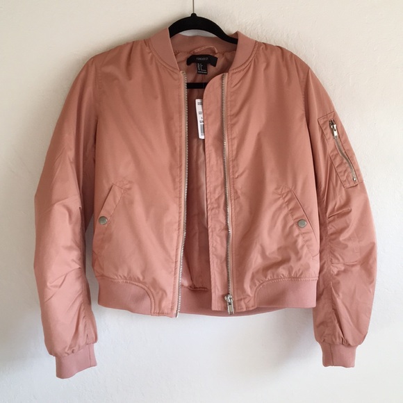 Forever 21 Jackets & Blazers - Forever 21 Mauve Bomber Jacket